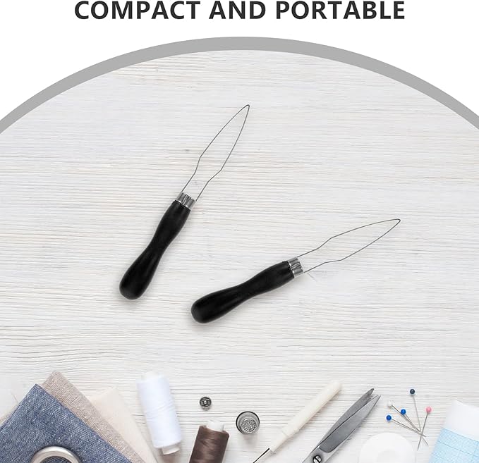 10pcs Button Hook Dressing Aid with Plastic Handle Fastener Tool for Seniors Arthritis Assistance Home Travel Clothing Fastening