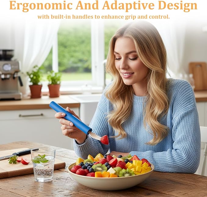 Foam Grip Tubing 6 Pcs Adaptive Utensils for Elderly, Built up Grip Aid for Utensils, Adaptive Utensil Cutlery Padding Handle Tools and Pens for Disabled, Adults, Elderly, Arthritic and Handicapped