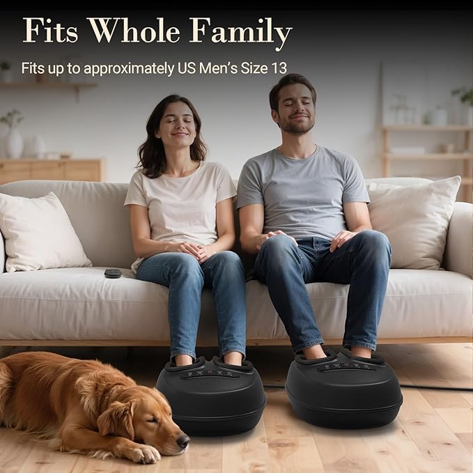 CuPiLo Foot Massager with Heat for Neuropathy - [2026 Upgraded], Mothers Day Gifts for Mom, Shiatsu Feet Massager FSA Eligible HSA Store Eligible, Fatigue Relief and Plantar Fasciitis (with Remote)