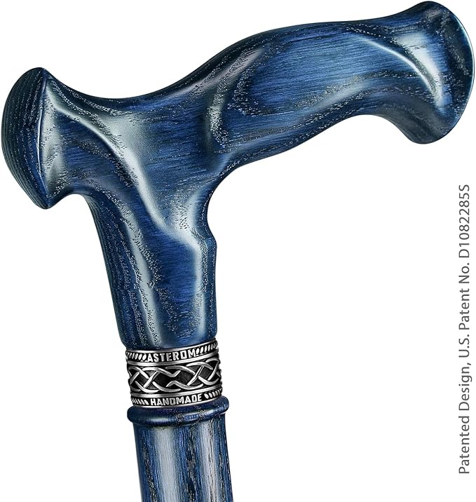 Asterom Handcrafted Canes for Men - Ergonomic, Stylish, Wooden Walking Cane for Men, Cool Walking Sticks for Seniors