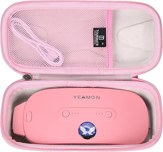 Tourmate Hard Travel Case for Portable Cordless Electric Waist Belt Device, Fast Heating Pad, Case Only