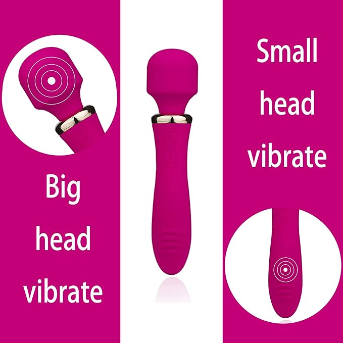 Handheld Back Massager, Electric Full Body Massager, (Red)
