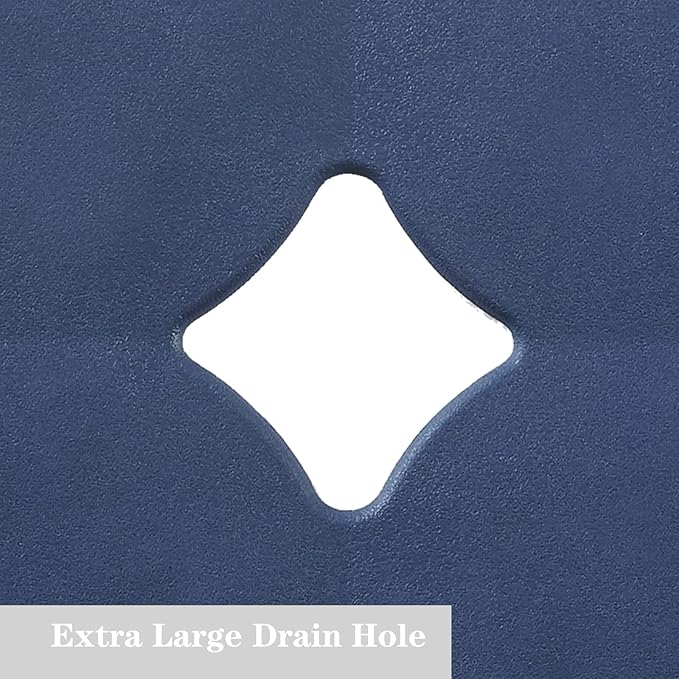 Webos Non Slip Bathtub Mat Shower Mat Bath Mat Tub Mats with Strong Suction Cups Soft Natural Rubber Bath Mat for Inside The tub (Ivy-Blue, 28x16 inch)