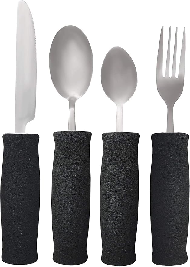 The Wright Stuff Soft Foam Built-up Handle Utensils (Set of 4)
