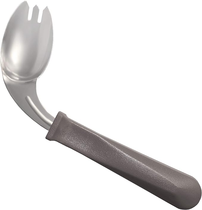Rehabilitation Advantage Left Handed Grip Easy Offset Spork