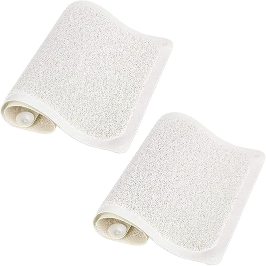 Huji Drain Away Slip-Resistant Shower Mat with 10 Super Suction Cups for Shower or Bathroom - Great for The Elderly and Children (2)