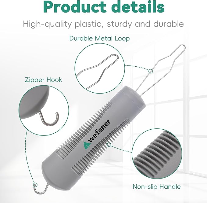 Wefaner Button and Zipper Assistant, One-Handed Button Assistance Device, Dressing Assistance, Gift for The Elderly, Suitable for Arthritis and Stroke,Weak Hands