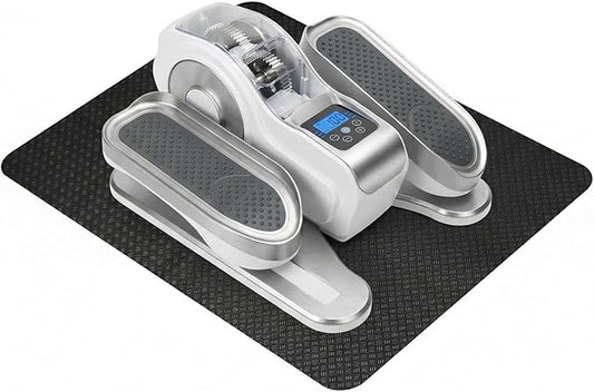 Stepwaver Double Non-Slip Workout Mat for Ellipse Leg Exerciser, 23.6" × 17" 0.12" Thick Ellipse Machine Mat, Exercise Mat for Under Desk Ellipticals, Suitable for Electric Seated Foot Pedal Exerciser