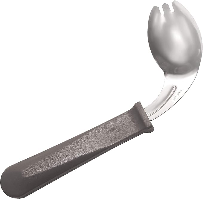 Rehabilitation Advantage Left Handed Grip Easy Offset Spork