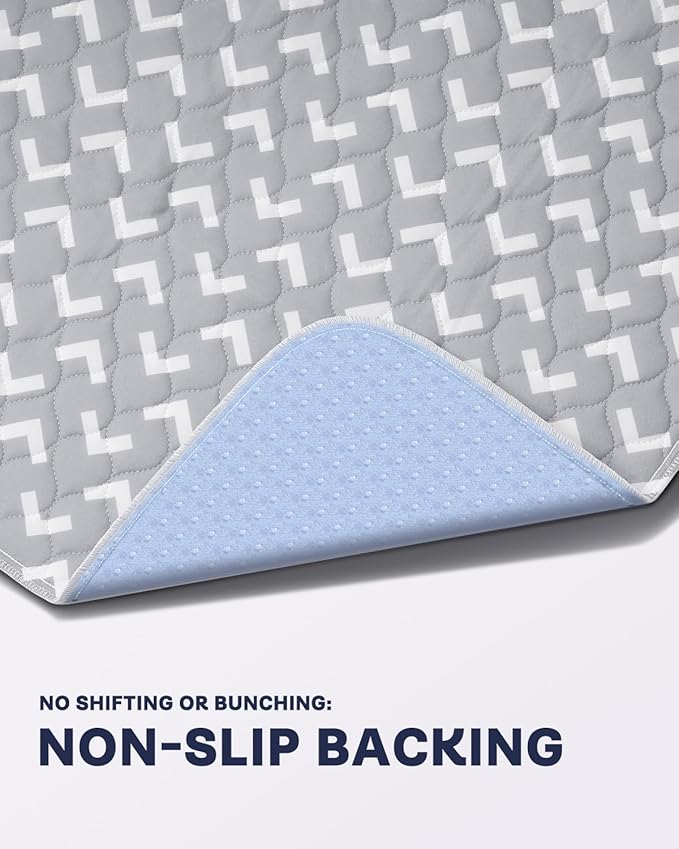 Non-Slip Bed Pads for Incontinence Washable (35" x 52"|2 Pack), Waterproof Bed Pads, Bed Wetting Pads for Bed, Sofa, Floor, Resuable Underpads for Adults, Seniors, Pet