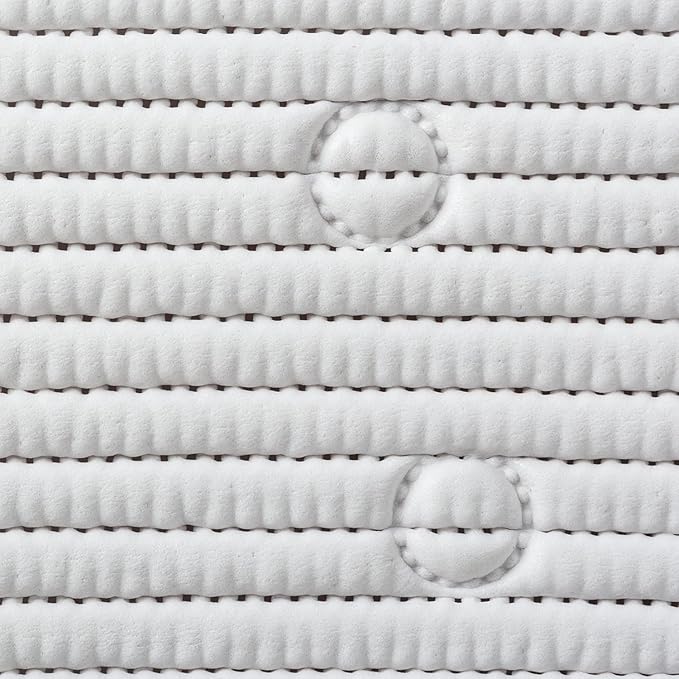 Duck Brand Clorox Cushioned Shower Mat, Non Slip Bathtub Mat with Suction Cups, 17 Inches x 36 Inches, White, 2 Pack
