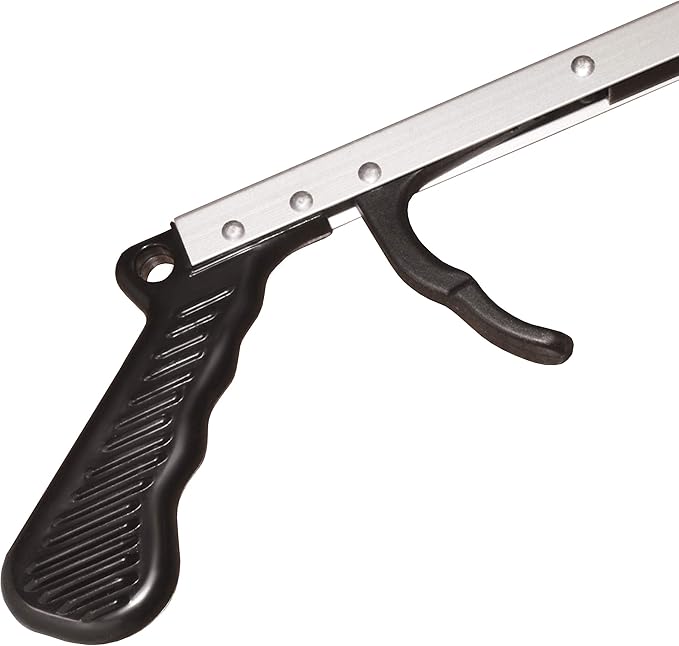 Rehabilitation Advantage 32" Aluminum Reacher Grabber with Magnetic Tip and Rubberized Jaws – Lightweight, Rigid, Extra-Long Reaching Aid for Seniors, Limited Mobility, and Arthritis. 2-Pack