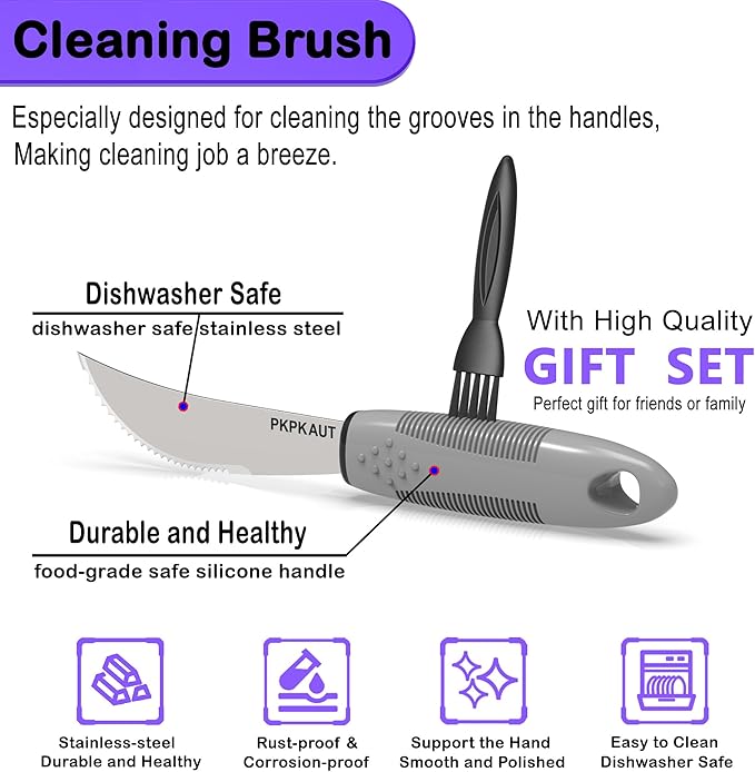 Adaptive Utensils, Weighted Utensils for Hand Tremors, Parkinsons Utensils for Parkinsons Patients, Adaptive Eating Utensils for Disabled People, Handicap Utensils/Built Up Utensils for Adults