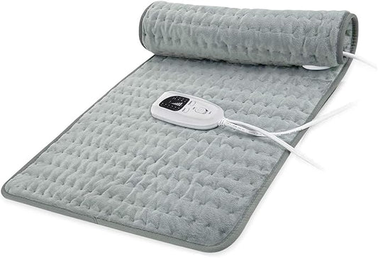 33"x17" Electric Heating pad for Back Neck Shoulder Knee Arms Legs- Electric Heat Pads with 6 Heat Settings & Auto Shut Off &Dry/Moist Heat Heating Pad for Birthday Mother Father Gril Men Women