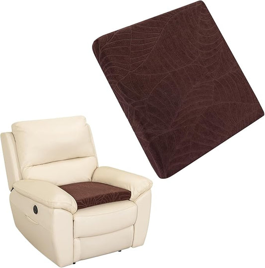 Recliner Cushions for Long Sitting Foam Seat Cushion Soft Tufted Layer for Elderly Seniors, Recliner Chair, Floor Pillow, Office Chair, Car, No Pressure on Thighs, 20X20X3 Inch - Leaves Coffee