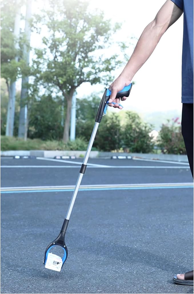 34" Grabber Tool - 2 Pack 34 Inch Long Foldable Grabbers for Elderly Grab It Reaching Tool with Rotating Jaw +Magnets, Grabber Pickup Tool, Heavy Duty Grabber Reacher Tool
