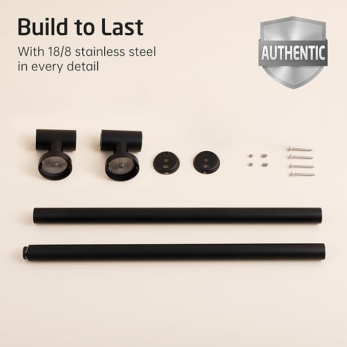 KES High Pressure 9 Functions Adjustable Handheld Shower Head with 30-Inch Shower Slide Bar & 59-Inch Hose, Built-in Power Wash to Clean Tub Tile & Pet, Wall Mount Matte Black 18/8 Stainless Steel