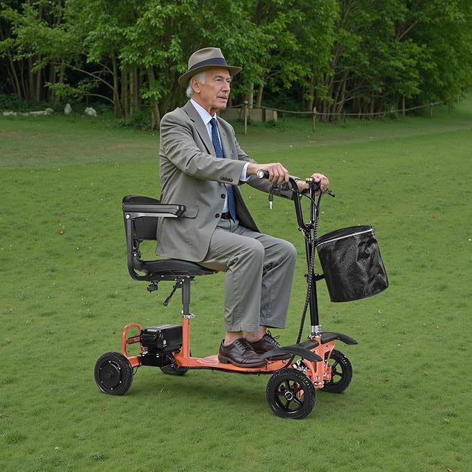 VEVOR 2025 Upgraded Lightweight Mobility Scooter for Adults & Seniors, 50lb Foldable, FAA & Cruise Approved with 12 Mile Range – Powered by Large 48V 5.2Ah Battery (No Frequent Battery swaps)