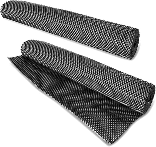 POWERTEC Non Slip Mat Anti Slip Mat, Heavy Duty Grip Mats, 24" x 48" Non Slip Pad Tool Mats for Workshop, Cabinet, Workbench Pad, Nonslip Drawer Shelf Liner, Woodworking Router - 2PK, 71014-P2
