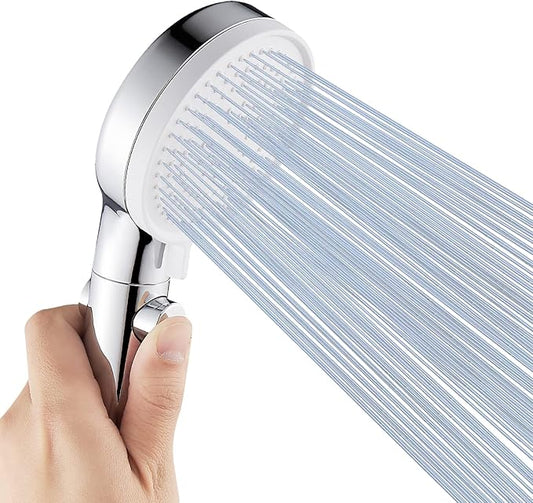 DOILIESE Held Held Shower Head 3 Sprays with 79inch Long Hose Showerhead with on off Switch, Chrome