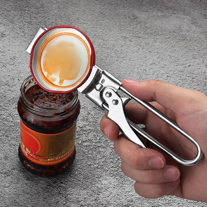 Master Jar & Bottle Opener,Adjustable Multifunctional Stainless Steel Can Opener Jar Lid Gripper,Manual,Kitchen Accessories（1PCS）