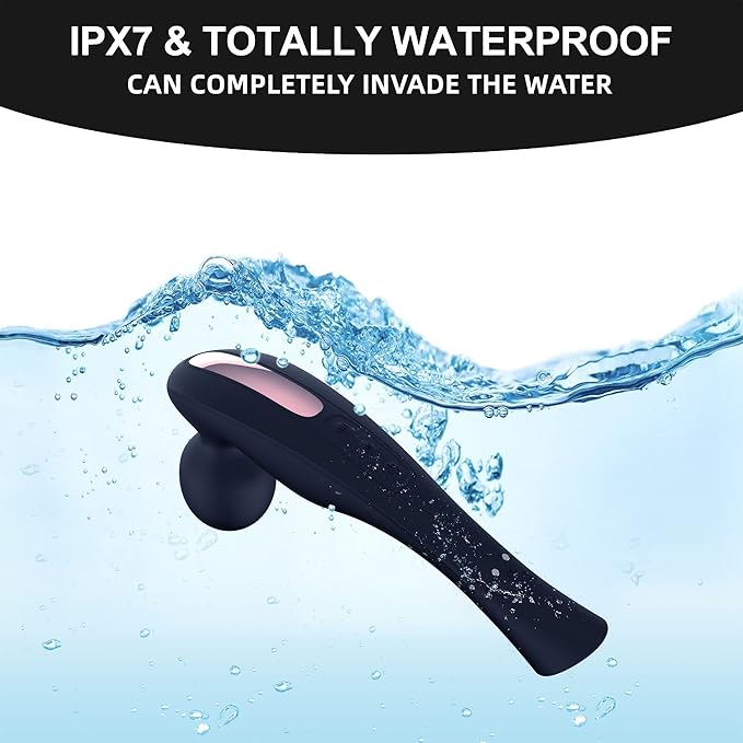 Electric Cordless Back Massager-Personal Handheld Portable Fuigarry Full Body Massage Tool,for Shoulder,Neck & Deep Tissue Massage-Relieves Muscle Pain,Fatigue & Restores Damaged Muscle Tissue.(Black)