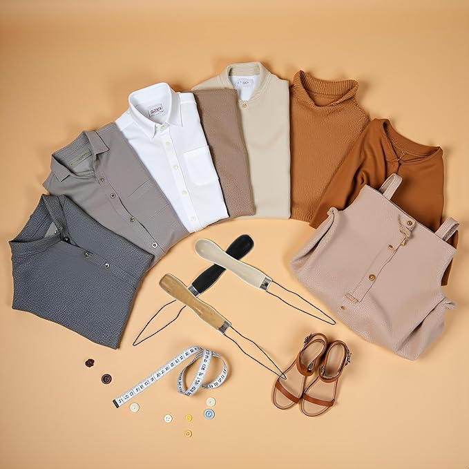 1Pc Brown Shirts Button Hook Helper Clothes Shirts Pull Hand Puller Button Helper Assist Aid Zipper Arth Buttoning Hook N9M6 Easy for Limited Dexterity Caused by Arthritis, Dressing Aids
