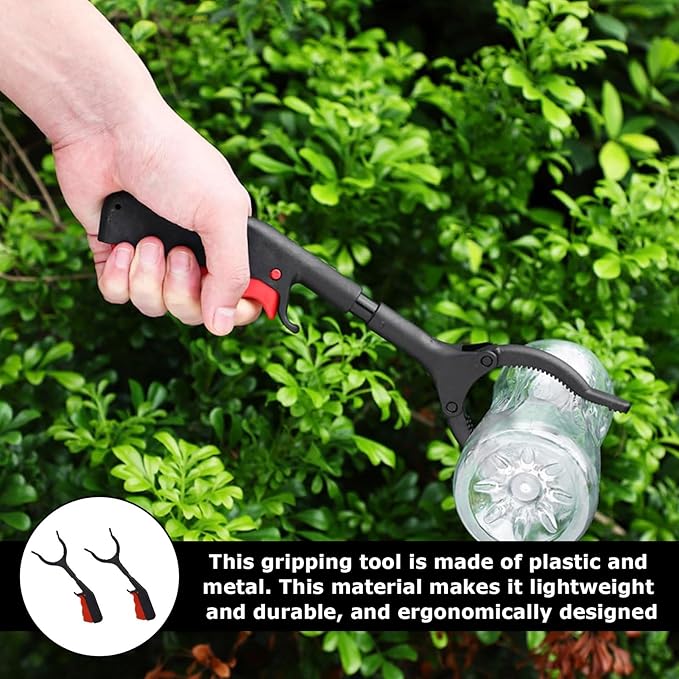 2 Pcs 30cm Grabber Reacher Tool,Grabbers for Seniors,Reacher Grabber Pickup Tool Mobility Aid Reaching Assist Tool for Trash Pick Up, Nabber, Litter Picker, Arm Extension Portable Grabber Tool
