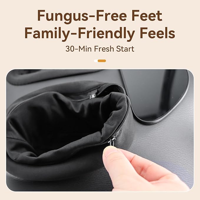 Shiatsu Foot Massager Machine - Toasty Toes Heaven! Heat Surge Technology for Couch Potatoes & Workaholics, Deep Kneading Therapy, Ergonomic Contoured Design