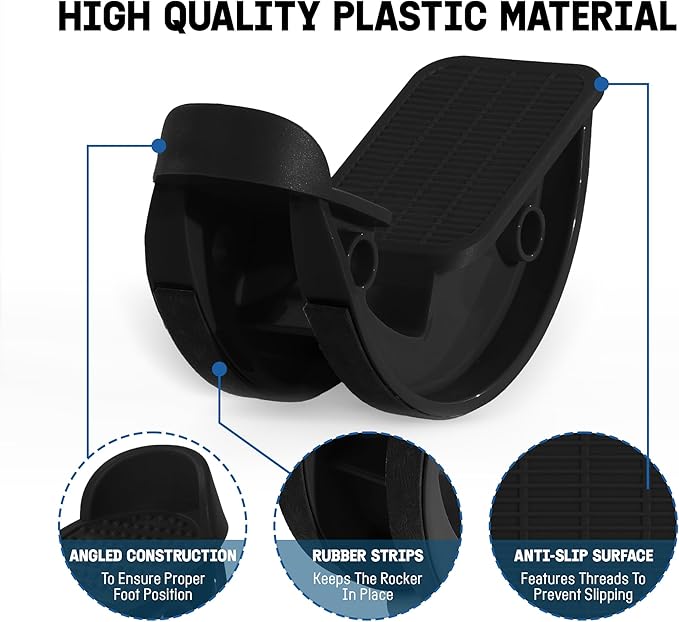 Yes4All Foot Rocker, Effective Calf Stretching and Foot Massager Stretcher for Plantar Fasciitis Relief, Improved Flexibility, Ergonomic Design for Home Exercise