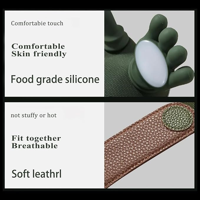 Bionic Heated Massager, Portable Shiatsu Neck and Back Massager, Electric Deep Tissue 4D Kneading Massage, Simulated Human Hand Design for Pain Relief and Muscle Relax