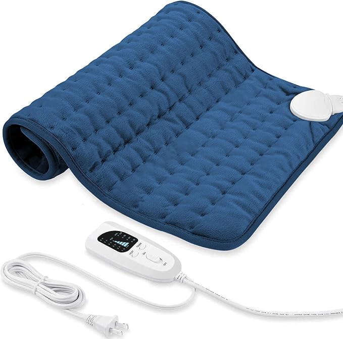 24x20 Inch Electric Heating pad for Back Neck Shoulder Knee Arms Legs- Electric Heat Pads with 6 Heat Settings & Auto Shut Off &Dry/Moist Heat Heating Pad for Birthday Mother Father Girl Men Women