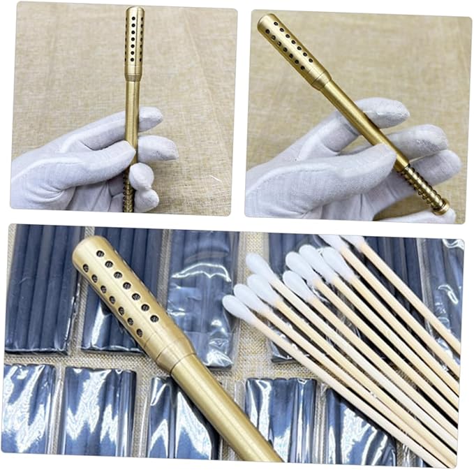 NOLITOY 3pcs Portable Moxibustion Tool Moxas Stick Moxibustion Rod Stick Holder for Body Joint Rollers