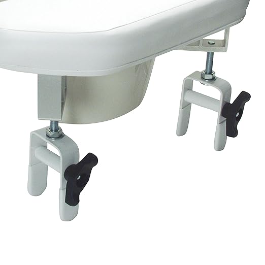 Graham-Field 6497A Lumex Raised Toilet Seat Riser, Padded & Cushioned, Fully-Adjustable Height & Angle