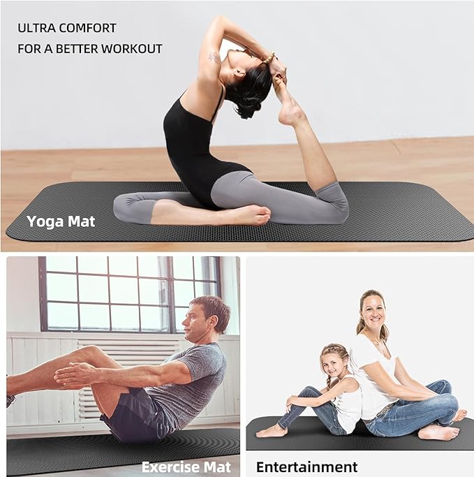 Treadmill Mat,Bike Mat,Stationary Bike Mat,Foldable Treadmill Mat for Hardwood Floors and Carpet.for Exercise Bike,Exercise Equipment Indoor Cycles,Rowing Elliptical (32" X 84.2")