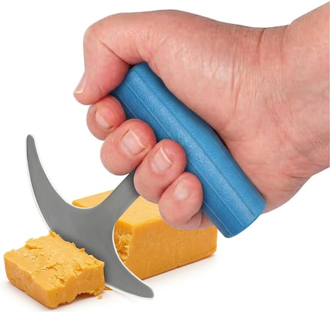 Rehabilitation Advantage, TGrip with Plastic Blue Handle, Rocker Knife