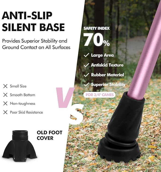 GPTCAMP Walking Cane and Walking Stick for Men Women,Lightweight Folding Canes with Offset Soft Cushioned Handle,Adjustable & Collapsible,Mobility & Leg Surgery Recovery