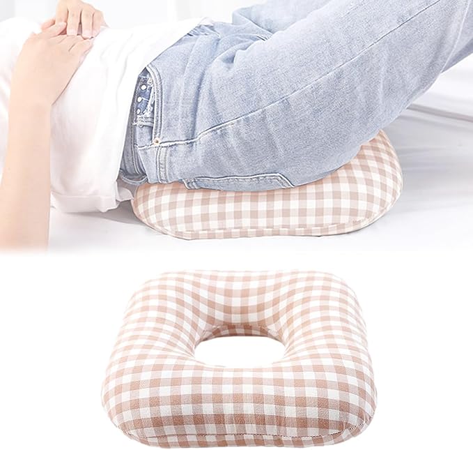 Anti-Bedsore Cushion, Donut Pillows, Pressure Ulcer Cushions, Pillow Tailbone Pain Relief Mat, Soft Pad of Bed Sores for Seniors,Pregnant,Hemorrhoids,Post-Surgery (Beige, Large)