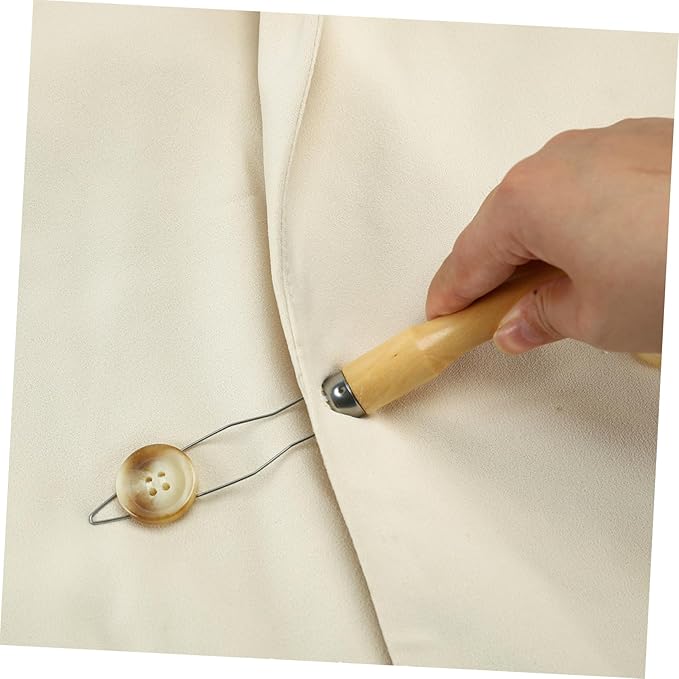 3pcs Button Hook Assist Device Quick Button Fastener Tool for Easy Dressing for Dexterity Seniors Smooth Operation for Shirts Zippers