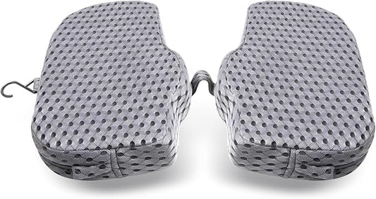 U Shaped Shower Seat Cushion, Quick Drying Shower Chair Cushion, Bathtub Chair Pad with 4D Air Fiber Materia, Shower Seat Mat with Mesh Cover and Hook, for Elderly, Senior, Handicap, Disabled