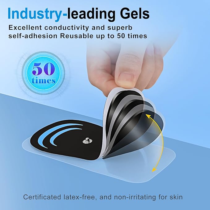 MASTOGO Wireless TENS Unit 6 Mode 10 Intensity - Portable Rechargeable TENS Unit Muscle Stimulator for Pain Relief