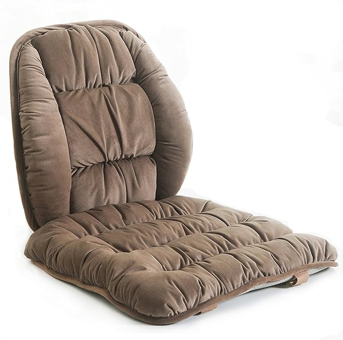 ALIBO Firm Style Chairs Recliner Lumbar Back Support Nonslip Seat Pads Cushion Low Back Pain Relief Warm Lumbar Rest Pillow