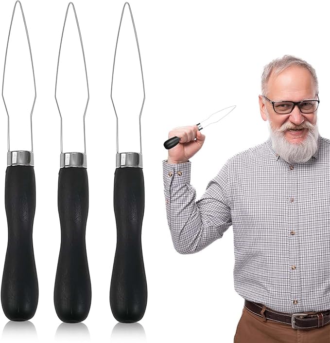 3PCS Easy One-Handed Button Hook for Seniors - Comfort Grip Button Assist Tool - Dressing Aid for Shirts, Pants, Dresses, Coats and Arthritis Hands