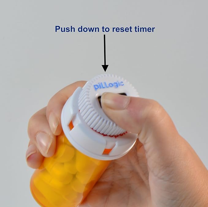 Medicine Timer-Medication Tracker-Pill Reminder for Prescriptions and Children's Liquid Medicine-Easy to Use