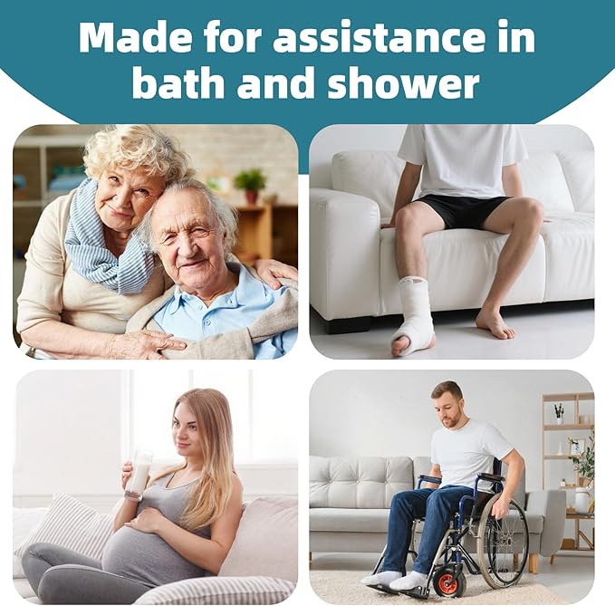 Swivel Shower Chair with Arms and Back, 500 lbs Heavy Duty Shower Stool for Inside Shower Stall and Bathtub, Height Adjustable Rotating Shower Chair & Seat for Elderly, Adults, Handicap and Disabled