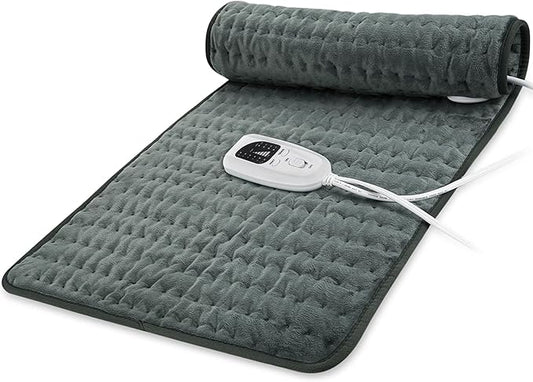 40x20 Inch Electric Heating pad for Back Neck Shoulder Knee Arms Legs- Electric Heat Pads with 6 Heat Settings & Auto Shut Off &Dry/Moist Heat Heating Pad for Birthday Mother Father Girl Men Women