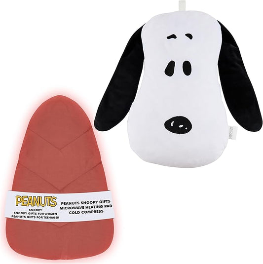 Peanuts Snoopy Microwave Heating Pad for Neck Shoulder Back Pain Cramp Relief Plush Warm Compress Cold Therapy Reusable Heat Pack Gifts for Seniors