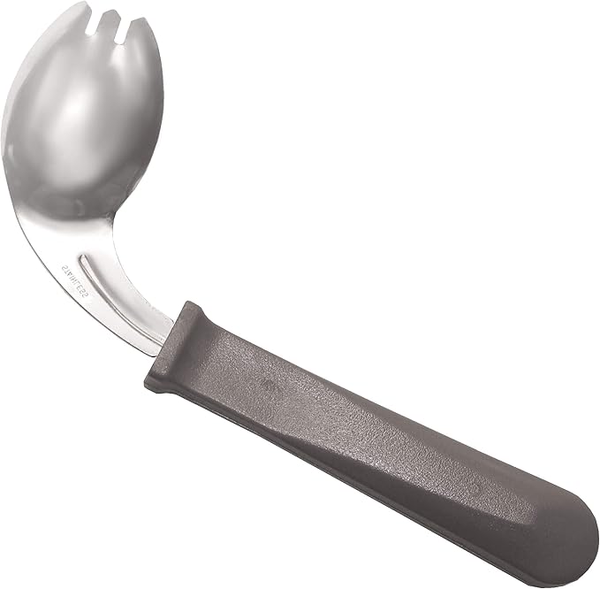 Rehabilitation Advantage Right Handed Grip Easy Offset Spork