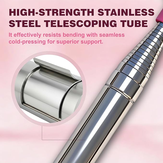 Golf Ball Retriever Telescopic for Water, GolfBall Grabber Tool, Golf Accessories Gifts for Men, Women & Golfers, Golf Balls Picker with Stainless Steel Shaft&Non-Slip Rubber Grip