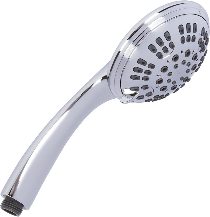 Aqua Elegante 6 Function Luxury Handheld Shower Head - Adjustable Pressure Rainfall Spray With Removable Nozzle For The Bathroom, Chrome & California Certified